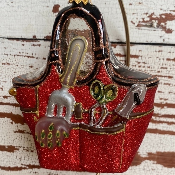 Anthropologie Other - Anthropologie Terrain Garden Tool Bag Glass Ornament